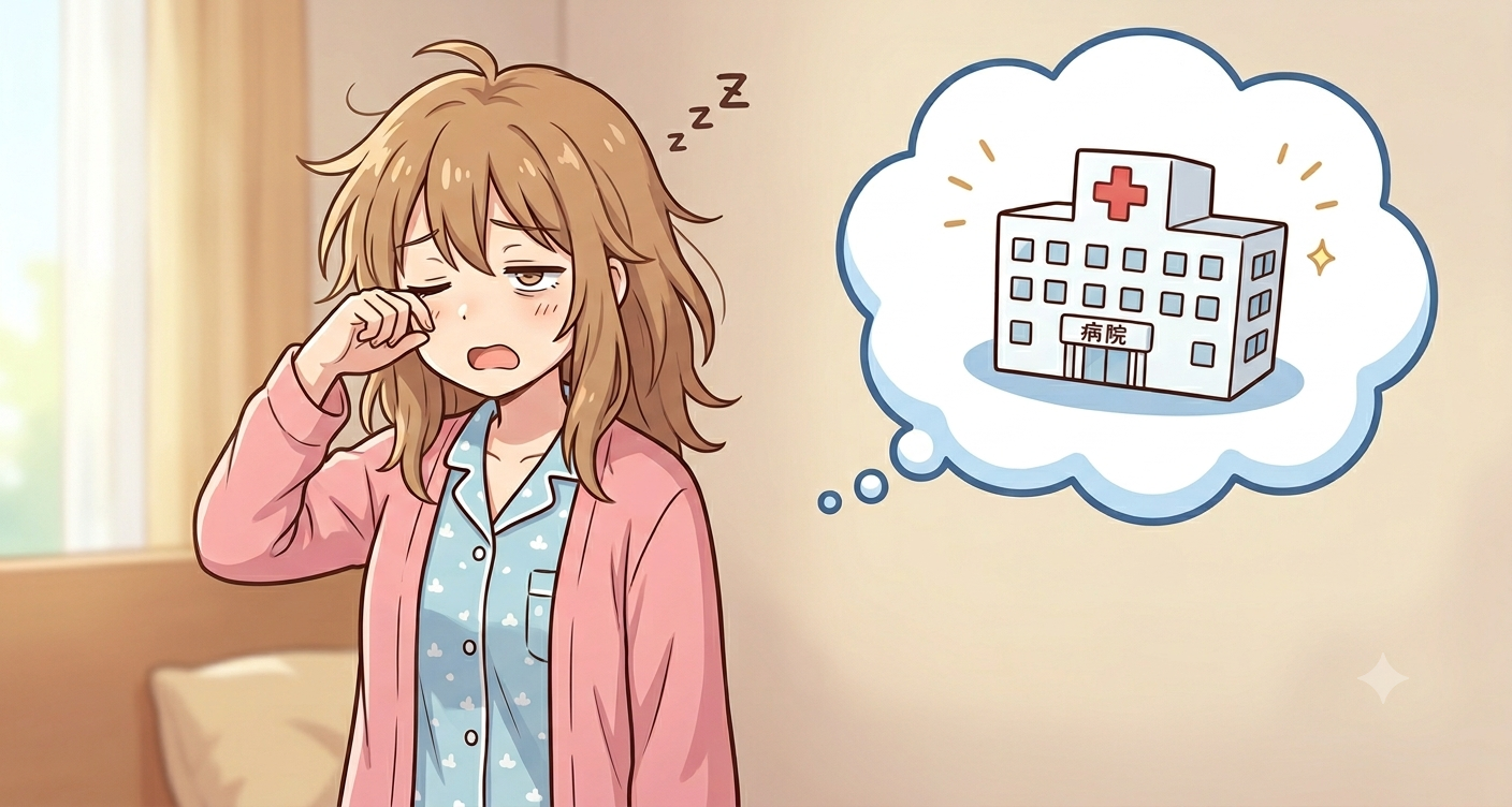 眠れないなら、まず内科でいい