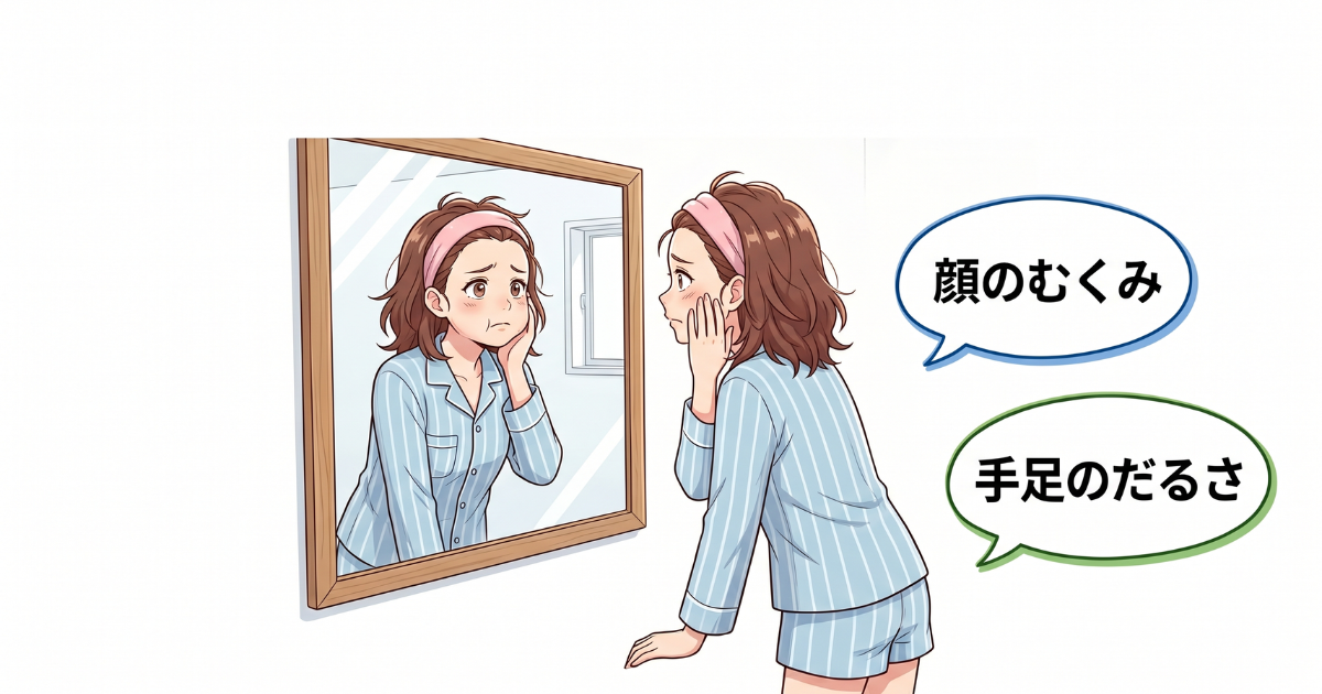 お酒を飲んだ翌朝、顔がパンパン…そのむくみの正体とやさしい「むくみのゆるめ方」